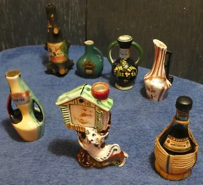 Vintage Miniature Spirit Bottles Decorative Italian French Dolfi Drioli • £2.95