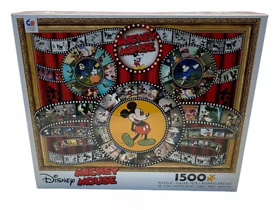 Ceaco Disney Mickey Mouse Movie Reel Jigsaw Puzzle 1500 Pieces NEW! • $11.99
