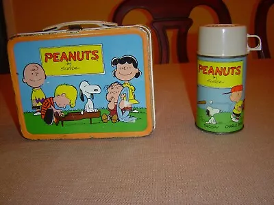 1960's Vintage Peanuts Lunchbox And Thermos • $29.99
