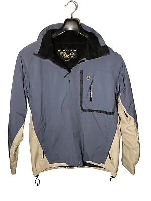 Mountain Hardwear Mens Size L Defiant Insulated Jacket-Fleece Lined-Smoky Blue • $79.95