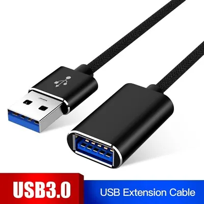 $8.95 • Buy USB 3.0 Male To Female Extension Cable High Speed Fast Data Transfer 1M/2M/3M