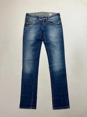 G-STAR RAW MIDGE STRAIGHT Jeans - W27 L34 - Blue - Great Condition- Women’s • £24.99