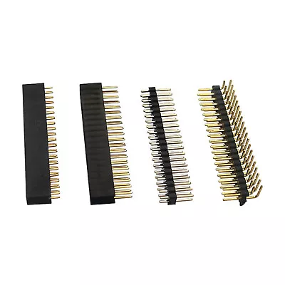 4x 2x20 PIN Socket Dual Male Header Pin Connector For Raspberry Pi Zero/Zero W • $5.99