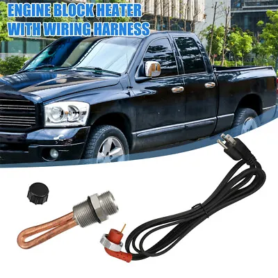 For 1998-07 Dodge Ram 2500 3500 5.9L 6.7L Cummins Diesel Engine Block Heater Kit • $61.10