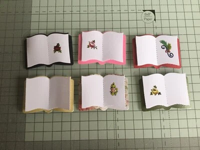 £2.85 • Buy Flower Book 📖 Card Topper Die Cuts