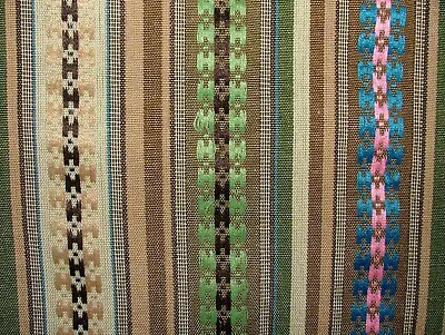 Mexican Burrito Stripe Woven Jacquard Curtain Upholstery Cushion Blind Fabric • £2.99