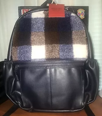 Mossimo Buffalo-Check Navy Back Pack Bag New With Tag • $4.95