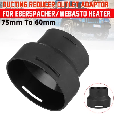 £6.88 • Buy 75mm To 60mm Ducting Reducer Outlet Adaptor Converter For Webasto-Diesel 