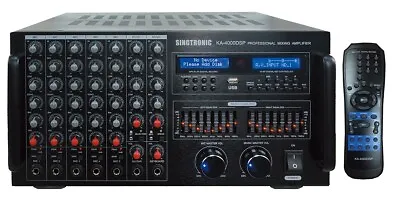 $1399 • Buy Singtronic KA-4000DSP 4000W Karaoke Mixer Amplifier W/ Recording, Bluetooth