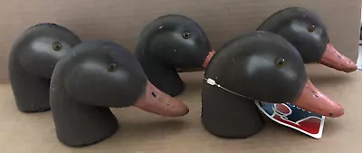 Vintage DUCK DECOY Paper Mache Heads 5pcs Made In USA #1 • $49.99