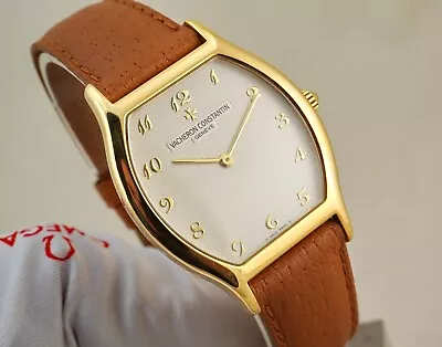 VACHERON & CONSTANTIN TONNEAU 18K GOLD MANUAL-WIND Ref. 31150/001J-8018 • $3275