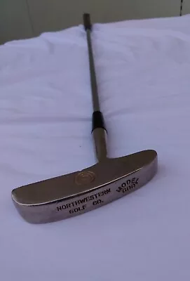 VINTAGE Northwestern Golf Co Model 600 24k Gold Putter 2 Way RH Or LH 35  • $129.99