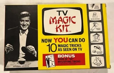 Marshall Brodien Vintage TV Magic Kit Circa 1970 - 10 Magic Tricks-As Seen On TV • $32.99