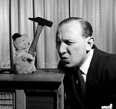 £5.89 • Buy Harry Corbett With His Glove Puppet Sooty 1955 OLD PHOTO