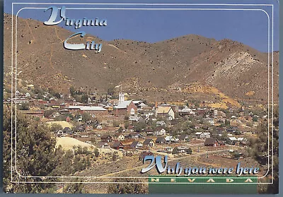 Postcard Virginia City Nevada Town Queen Of The Comstock Gold Lode Mining • $4.65