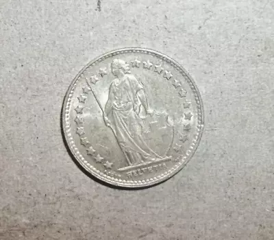 SWITZERLAND 1952 SILVER ½ FRANC Coin Extremely Nice #DMI • $0.11