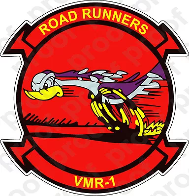 STICKER USMC VMR1 Roadrunners  USMC Lisc # 20187 • $25