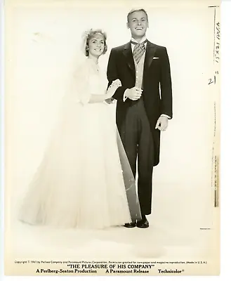Vintage 8x10 Photo The Pleasure Of His Company 1961 Debbie Reynolds Tab Hunter • $14.99