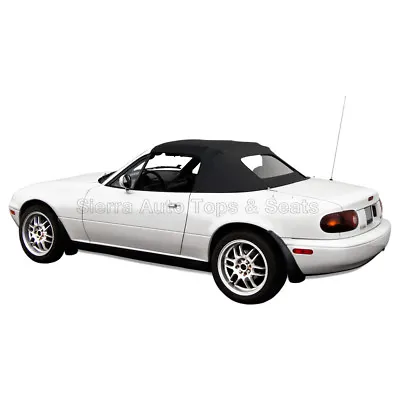 Miata Convertible Top (1990-05) Black Cabrio Vinyl With Zippered Glass Window • $458.10