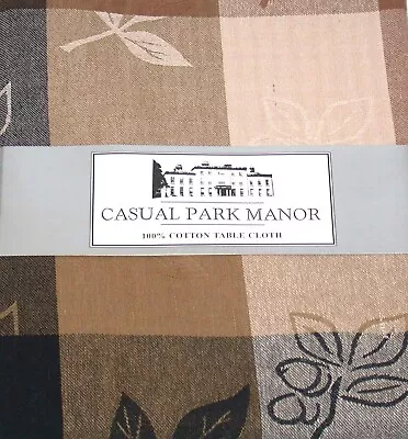 Casual Park Manor Tablecloth ~ Willow ~ 70  Round **NEW** • $15.99