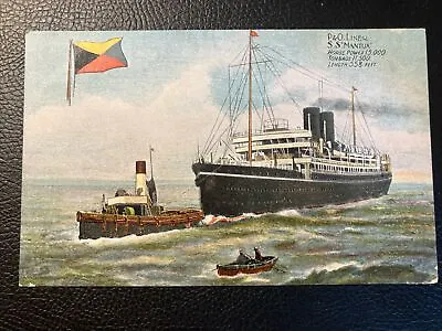 Merchant Navy Postcard P&O Lines S S Mantua 995 • £1.99