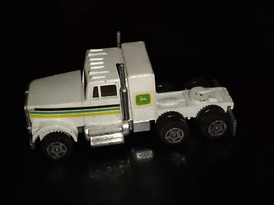 Ertl John Deere Kenworth T600A Semi Tractor Truck White Die Cast Toy Car Vehicle • $9.90