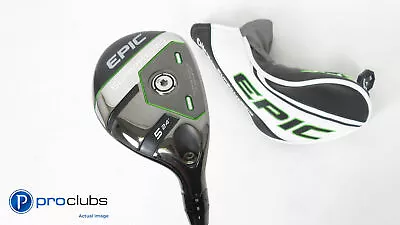 Mint! CALLAWAY EPIC SUPER HYBRID 24* #5 Aerotech Steelfiber Senior W/ HEADCOVER • $119.99