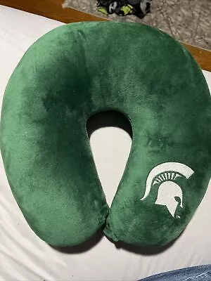 Michigan State Spartans Travel Neck Pillow Soft Comfortable Great Colors • $22.22