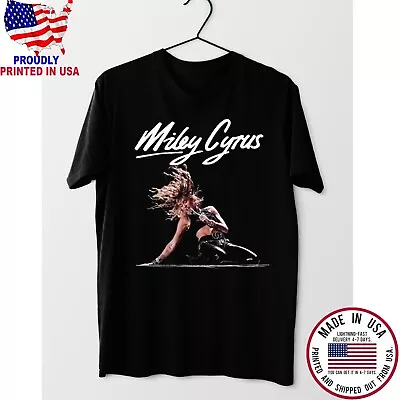 Hot Miley Cyrus Concert  Short Sleeve Men All Size T-Shirt Q999 • $17.99