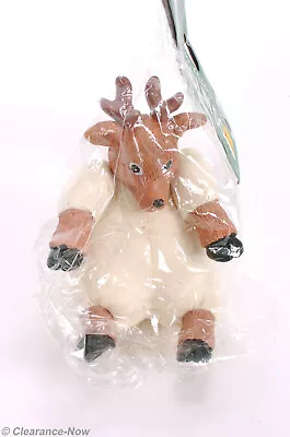 Craft Reindeer Doll Christmas Mini Muslin Craft Doll 6  Tall Soft Body New 9968 • $5.99