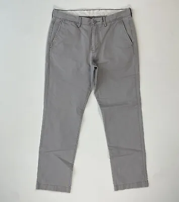 J Crew Pants Mens 32x32 (34x30) Broken In Chino Urban Slim Casual Modern Preppy • $14.99