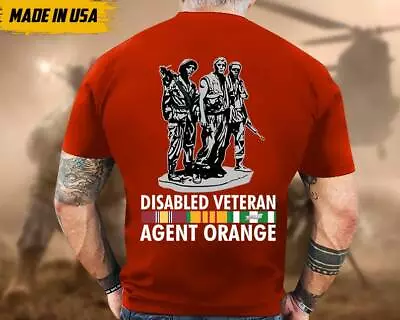 6Color Disable Veteran Agent Orange Vietnam War Shirt Vietnam Vet Unisex Shirt • $21.99