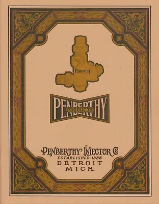 1930s Penberthy Injector Company Catalog - New Reprint • $15.98