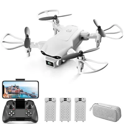 4DRC V9 Mini FPV RC Drone 3D Flips With 1080P HD Camera Toys 3 Batteries • £31.49