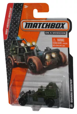 Matchbox MBX Heroic Rescue (2013) Green Sahara Sweeper Toy Car 104/120 • $9.98