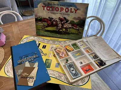 Totopoly Great Racing Board Game Plus Squatters Board Game • $39