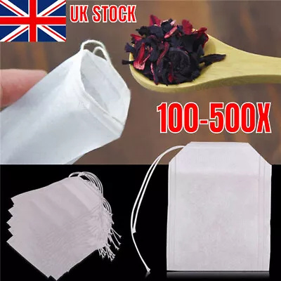 100-500X Mesh Food Bags Filter Bag Muslin Bags Cheesecloth Bags Strainer Cotton • £10.49