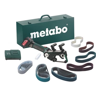 METABO- Belt Sander Akku-rohrbandschleifer RB 18 Ltx 60 Set 40ah • £758.19