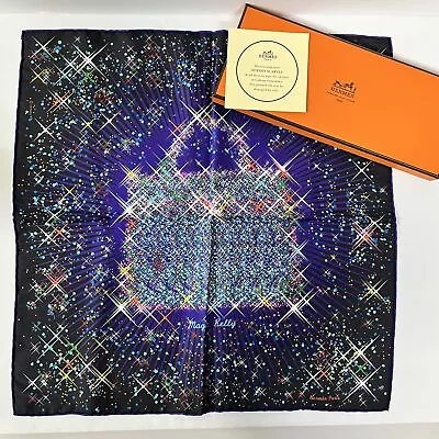 Hermes Magic Kelly Silk Pocket Square • $224.99