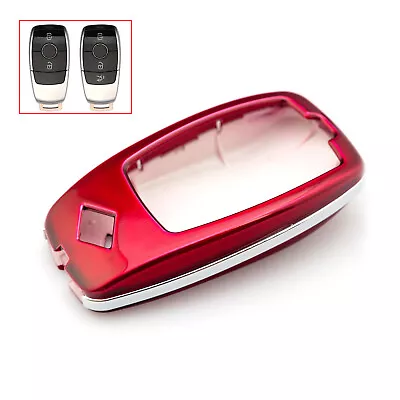 Glossy Red Entry Key Cover Case Holder For Mercedes Benz E400 E300 S65 AMG 2017+ • $10.97