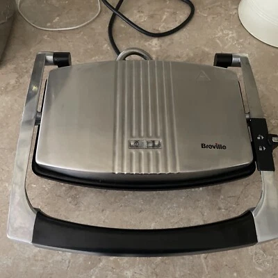 £20 • Buy Breville Sandwich/Panini Press And Toastie Maker, Stainless Steel VST025