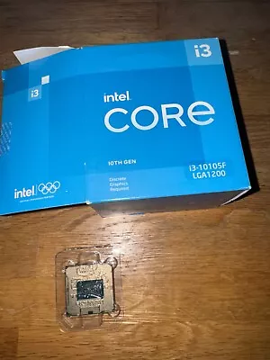 Intel Core I3-10105F Processor (4.4 GHz 4 Cores Socket FCLGA1200) Box  -... • £41.99