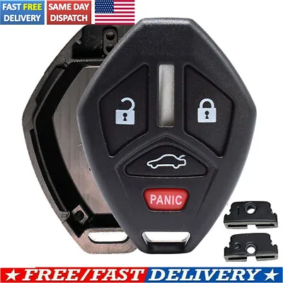 Key Fob Case Shell Pad Replacement For Mitsubishi Eclipse Galant Lancer Mirage • $9.29