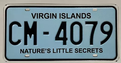 British Virgin Islands License Plate #CM-4079 • $39.97