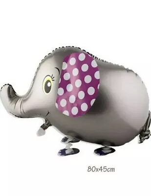 Elephant Shaped Air Walking Balloon For Animal Themed Kids Party Decorations • £2.25