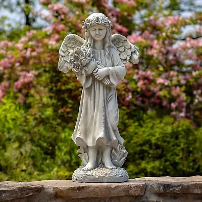 39  Tall Magnesium Angel Statue Figurines For Outdoor And Indoor Use • $449.95