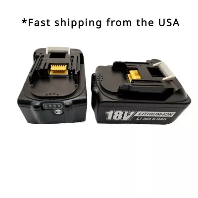 2pcs 6.0Ah Powerful And Trusted Replacement For Makita 18V Battery BL1860 BL1850 • $2.40