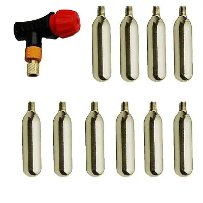 16g Threaded Cartridge Mosa Co2 Bike Cycle Pump Tyre Inflator Gas Chargers • £9.77