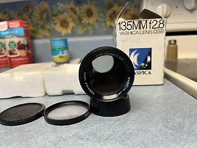 Very Nice Vintage Yashica DSB 135mm F/2.8 Lens For Contax C/Y Mount W/ Box • $34