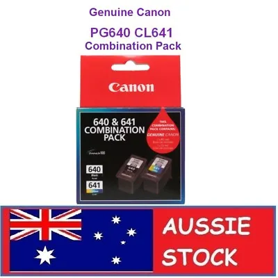 Genuine PG640 CL641 Combination Pack For CANON PIXMA MG2160 MG2260 MG3160 MG3260 • $68